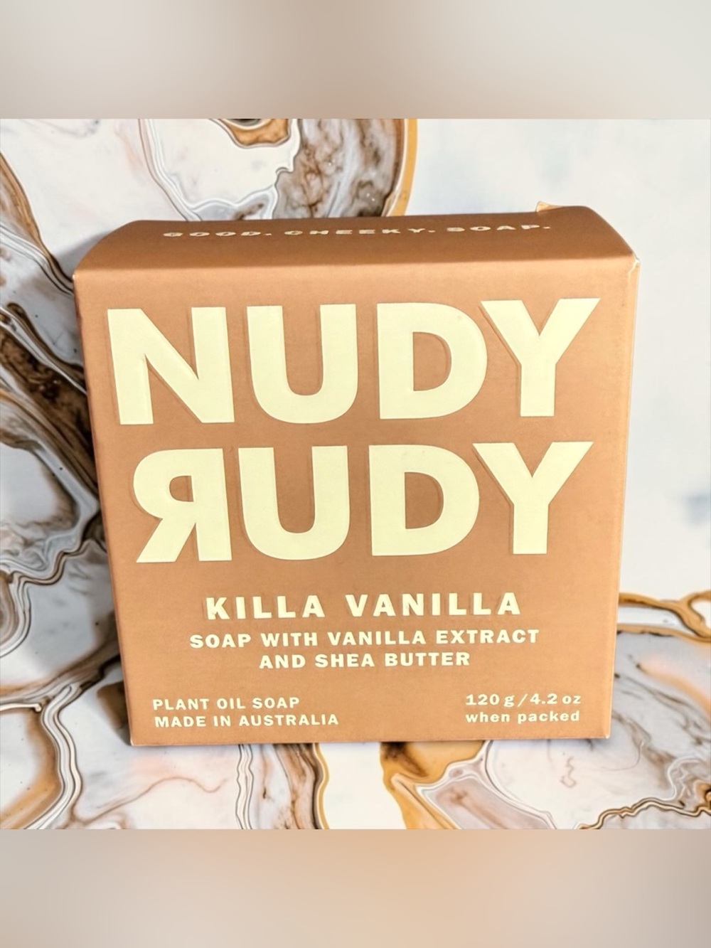 🏷️‼️5/$25🏷️‼️🤎NUDY RUDY🤎Killa Vanilla Bar Soap/NIB